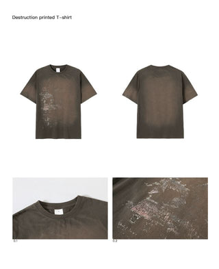 CONP Destruction Printed T-shirt (Dark Gray)