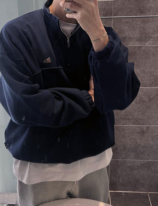 G. Flag Half-Zip Sweatshirt (4 colors)