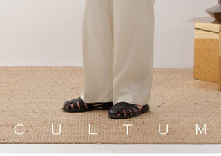 [CULTUM] Relaxed Washable Pleated Trousers