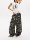 [MASONPRINCE] Reversible Camo Wide Cargo Pants