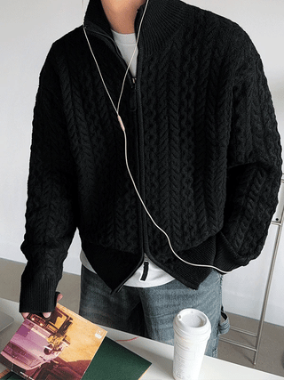 Toy Fisherman Half Knit Zip-Up