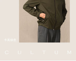 [CULTUM] Water-Resistant Stand Collar Jacket