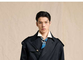 [CULTUM] Water-Resistant Cotton Short Trench Jacket