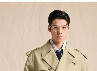 [CULTUM] Water-Resistant Cotton Short Trench Jacket