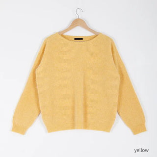 color pop angora knit