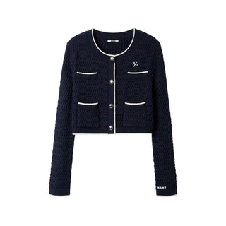 [NOTAWEAR] Cable Knit Cropped Cardigan