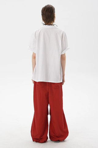 [MASONPRINCE] Lightweight Nylon Parachute Pants