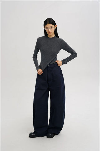 [MASONPRINCE] Seamless Cashmere Blend Layer Shirt
