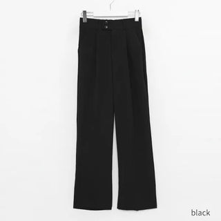 Wide-button slacks