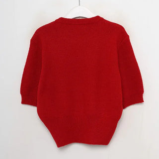 Colorful round knit