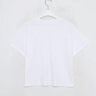 Heart embroidered T-shirt