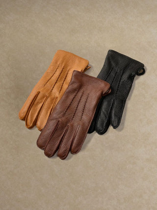[CULTUM] Sheepskin Touchscreen Wool-Lined Gloves