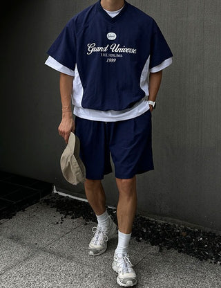 Hotel Wind V-neck Short Sleeve (3 colors)