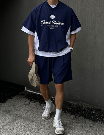 Hotel Wind V-neck Short Sleeve (3 colors)