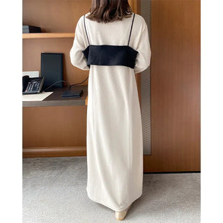 log ribbed maxi ops