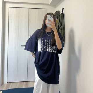(Unisex) Font Print T-Shirt