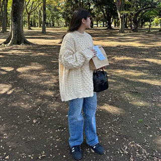 Oversized Cable Knit