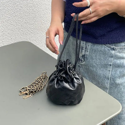 Chain Mini Bucket Bag