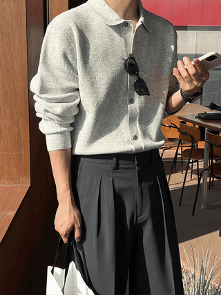 Knock Hacci Collar Cardigan