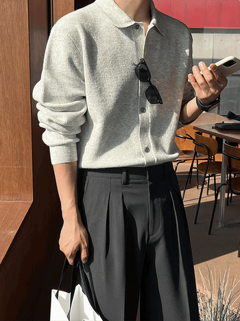 Knock Hacci Collar Cardigan