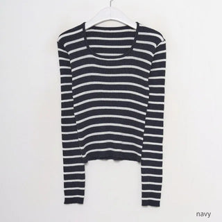 meg stripe ribbed knit