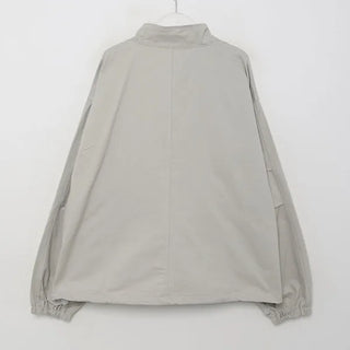 Oversized cropped military jacket