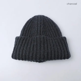 Rib knit beanie
