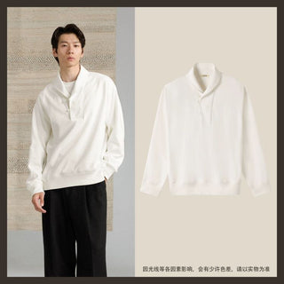 [CULTUM] Heavyweight Shawl Collar Sweatshirt