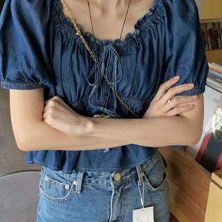 Hiky Shirred Blouse - 2 colors!