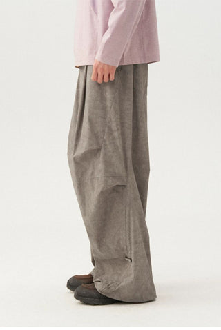 [Monterest] Washed Pleated Parachute Pants