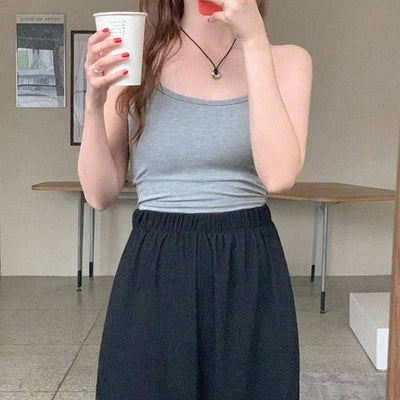 Crop Bra Cap Sleeveless