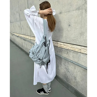 Pocket String Backpack