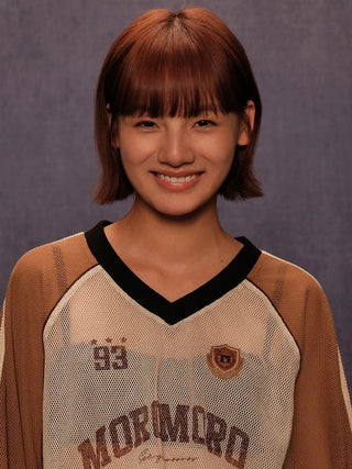 [Moromoro] V-neck Jersey Cutout T-shirt