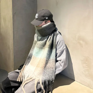 Checkered Big Scarf