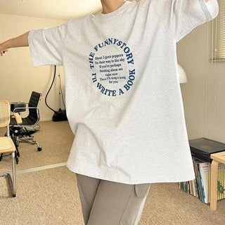 Lettering Logo Casual T-shirt