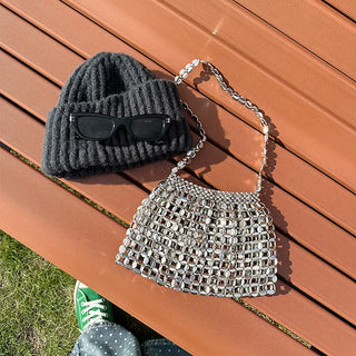 Rib knit beanie