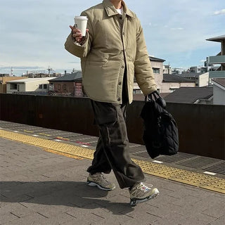Cargo fleece pants