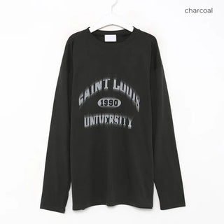 Lettering Washed T-Shirt
