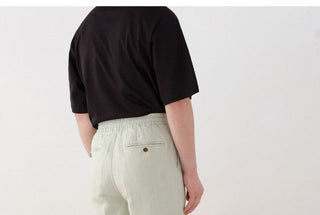 [CULTUM] Linen-blend Srawstring Shorts