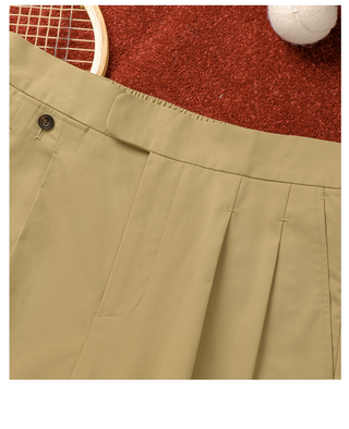 [CULTUM] Double Pleated Shorts