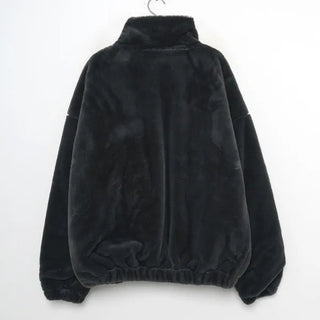 Basic fur zip jacket