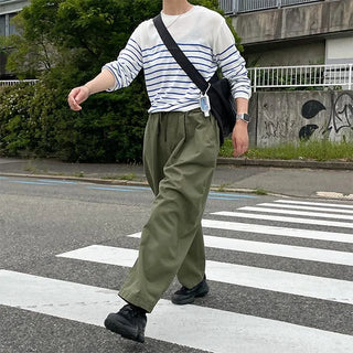 cotton balloon pants (khaki)