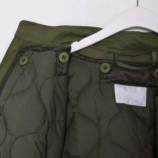 2-way military down jacket