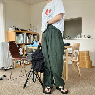 Wide string pants