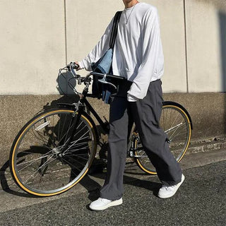 Spring wide-leg pants
