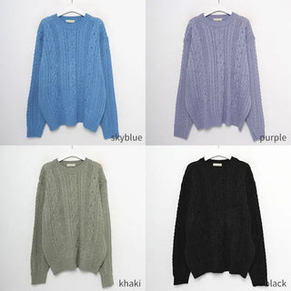 Unisex Cable Knit
