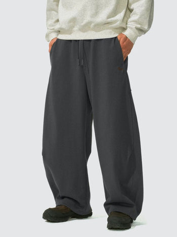 [Monterest] Logo Embroidered Wide Leg Sweatpants