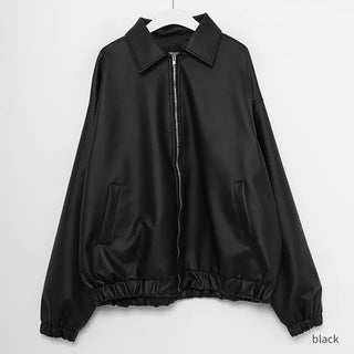 mirage balloon leather jacket