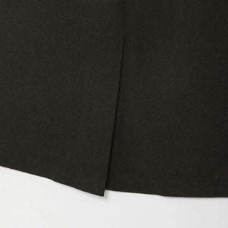 Wool A-line skirt