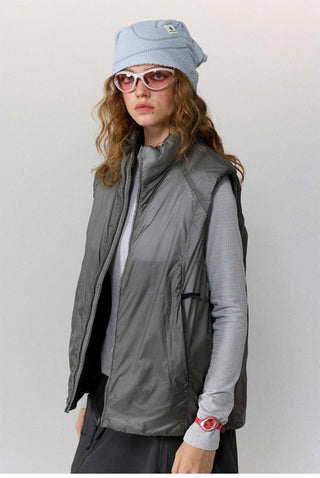 [Monterest] Water-Resistant Padded Stand Collar Vest